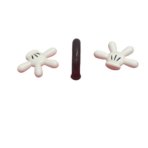 Disney Mickey Mouse Kitchen Sink Ice Cream Dessert Sundae Bowl Dish Red Plastic - Picture 13 of 16